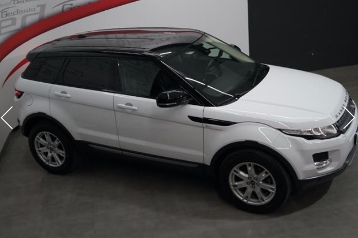 Left hand drive LANDROVER RANGE ROVER EVOQUE 2.2 TD4 PURE TEK (ITALIAN REGISTERED)